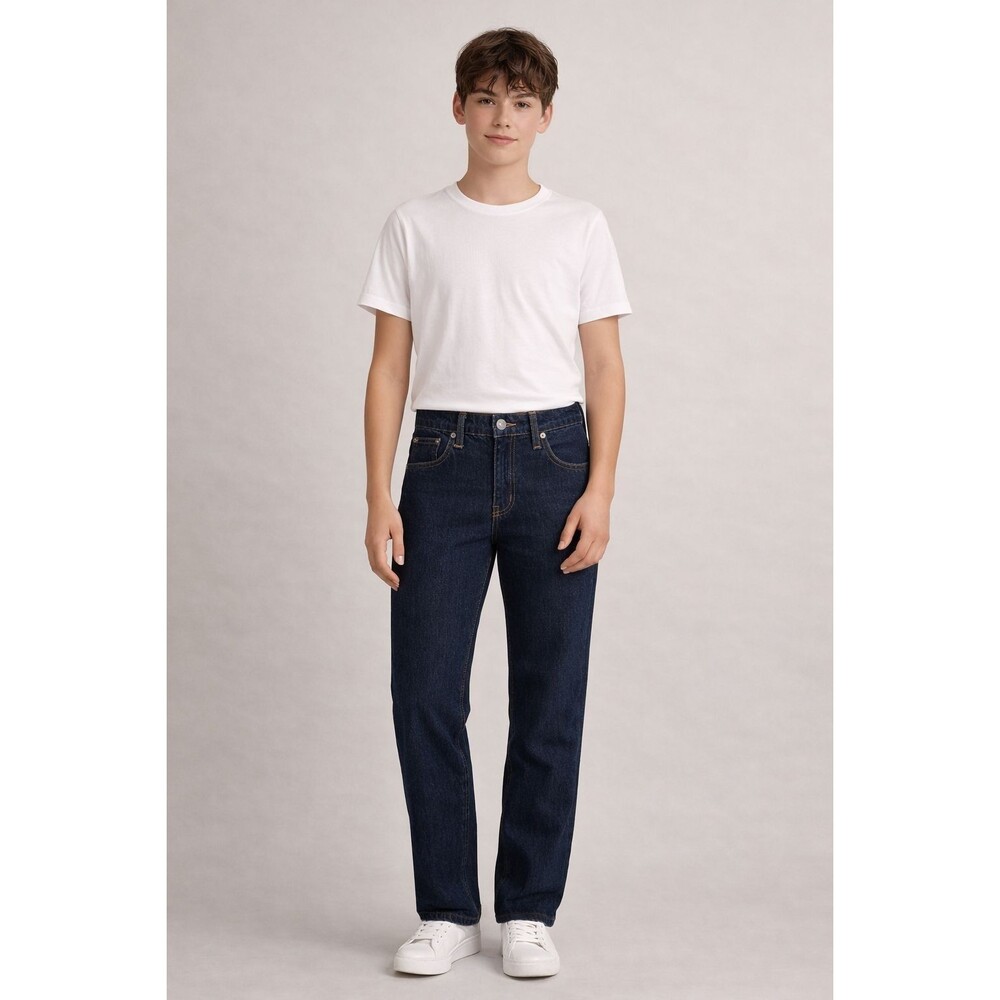 POLO RALPH LAUREN Jeans Hampton Straight Dark Wash Youth‎ 16 Cotton Egypt Made